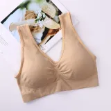 Plus Size Bras For Women Seamless Bra With Pads Big Size 4XL 5XL Bralette Push Up Brassiere Bra Vest Wireless Active Bra