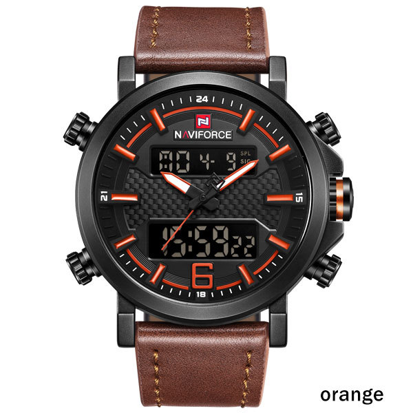 Top Luxury Brand Dress Quartz Mens Watches LED Date Analog Digital Watch Men Fashion Sport Clock