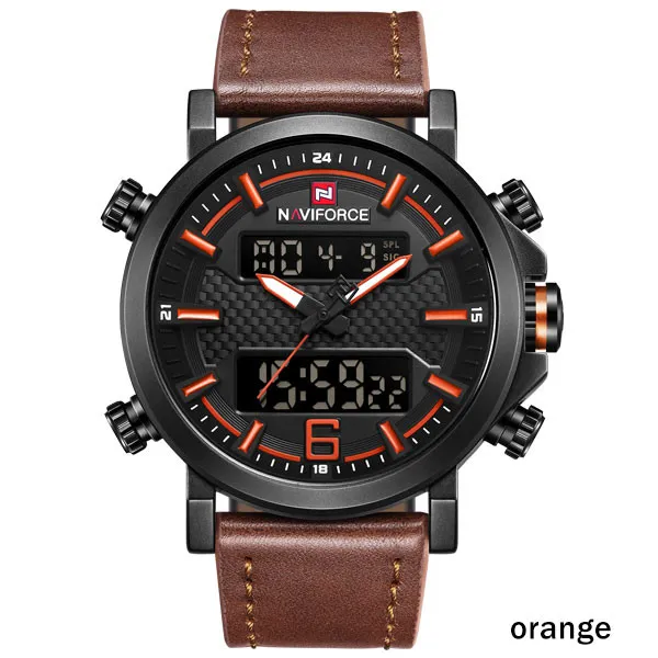 Top Luxury Brand Dress Quartz Mens Watches LED Date Analog Digital Watch Men Fashion Sport Clock