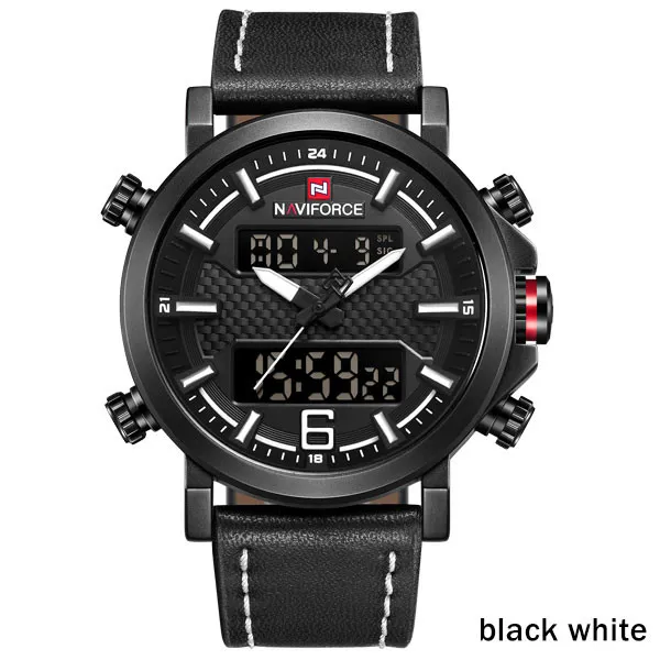 Top Luxury Brand Dress Quartz Mens Watches LED Date Analog Digital Watch Men Fashion Sport Clock