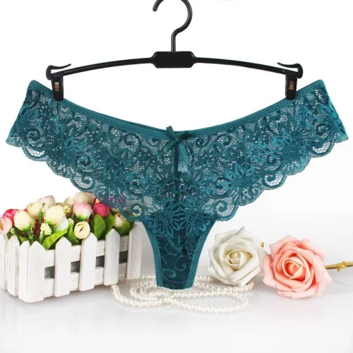 Sexy Ladies Cotton Mesh Transparent Panties Thongs String lingerie Fashion Low-Rise Women Underwear Seamless Briefs 1pcs afq9082