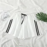 Women Shorts Summer Casual Solid Drawstring shorts high waist loose shorts for girls Soft Cool female short M-2XL