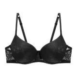 New Plus Size Bra Thin Cup  Lace Bralette For Woman Push Up Cotton Brassiere Underwire ABCD Cup Bras Underwears