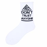 1 pair colorful Men's socks funny European  maple leaf hip-hop In Tube socks cotton personalized sports  basketball socks women