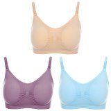 3Pcs/lot Nursing Bra Maternity Breastfeeding Bra Prevent Sagging for Pregnant Women Underwear  Breast Feeding Bra
