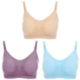3Pcs/lot Nursing Bra Maternity Breastfeeding Bra Prevent Sagging for Pregnant Women Underwear  Breast Feeding Bra