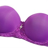 Women Bra Sexy Lace Lingerie Push Up Bra Thick Cup No Trace Anti-light Breathable Women Underwear Adjustable Plus Size Bra