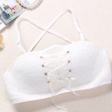 Strapless underwear wedding dress push-up Bra women's wireless Lace Bra comfortable breathable sexy Super Large full-size Bra