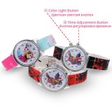 Princess Children Watches Spiderman Colorful Light Source Boys Watch Girls Kids Party Gift Clock Wrist