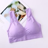 Plus Size Bras For Women Seamless Bra With Pads Big Size 4XL 5XL Bralette Push Up Brassiere Bra Vest Wireless Active Bra