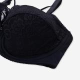 FINETOO Plus Size Bra Ultrathin Lace Bralette For Woman Racerback Push Up Cotton Brassiere Underwire C D E Cup Bras Underwears