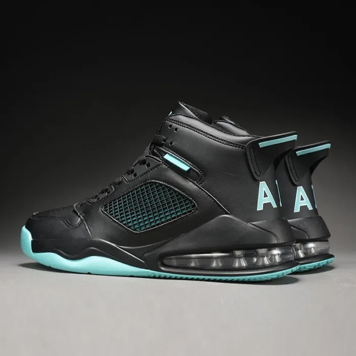 2019 New Men Basketball Shoes Air Cushion Shockproof Basketball Shoes Outdoor Five People Against Sports Shoes