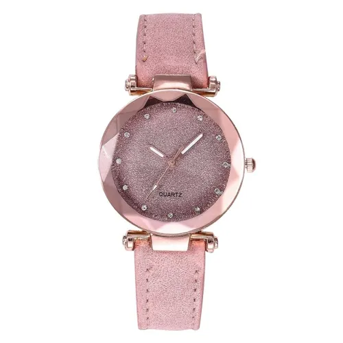 2020 New Ladies fashion Korean Rhinestone Rose Gold Quartz Watch Female Belt Watch montre femme часы женские zegarki damskie