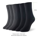 Bamboo socks solid color men socks 6pairs/lot man long boot business socks UK SIZE 7-11 EUR SIZE 40-46