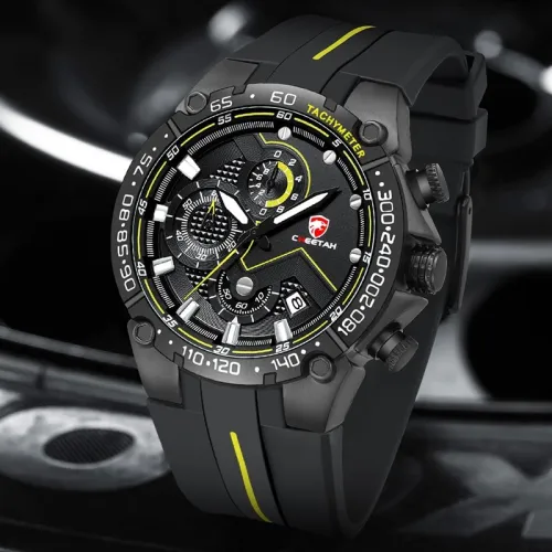 New Mens Watches CHEETAH Top Luxury Brand Chronograph Waterproof Quartz Watch for Men Date Sports Clock Male