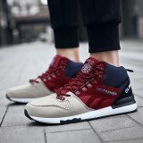 High Top Sports Shoes Mens Sneakers Breathable Anti-skid Running Shoes for Men Shockproof Walking Jogging Shoes Outdoor Trainers