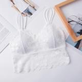 2020 New Arrival Women Push Up Wireless Lace Bra Top Women Plus Size Bralette Underwear Lingerie Full Cup