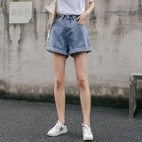 Streetwear High Waist Wide Leg Denim Shorts For Women 2019 New Jean Shorts Women Summer Korean Style Women Loose Short Shorts