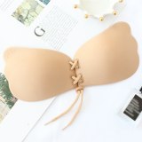 DeRuiLaDy Seamless Wireless Self Adhesive Stick On Bras Strapless Push Up Bras For Women Sexy Lingerie Invisible Silicone Bra