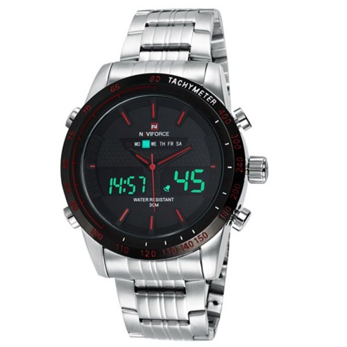 Luxury Brand Fashion Men Sports Watches Quartz Digital Analog Clock Man Full Steel Wrist Watch