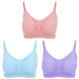 3Pcs/lot Nursing Bra Maternity Breastfeeding Bra Prevent Sagging for Pregnant Women Underwear  Breast Feeding Bra