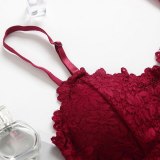2020 New Arrival Women Push Up Wireless Lace Bra Top Sexy Women One Size Bralette Underwear Lingerie Full Cup Bra