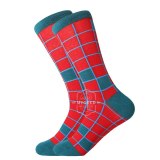 MYORED 2019 date men dress color comfortable pair roller skateboard for causal reason funny wedding socks socks shark geometry