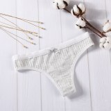 Panties cotton underwear female sexy lingerie G-string girl underpants lady casual T-back woman intimate panty thong 1pcs dzk10