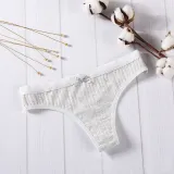 Panties cotton underwear female sexy lingerie G-string girl underpants lady casual T-back woman intimate panty thong 1pcs dzk10