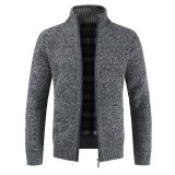 Men Warm Thick Fashion Business Casual Sweater Cardigan Men Brand Slim Fit Knitwear Outwear Warm Winter Sweater Jumper