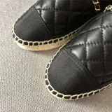 New Women Espadrilles Shoes Flat Genuine Leather Shoes Woman Casual Loafers Top Quality Spring Autumn Big Size 35-41
