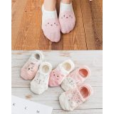 5Pairs  Arrivl Women Socks funny Fruits Cute Happy Silicone Slip Invisible Cotton Sock 35-40
