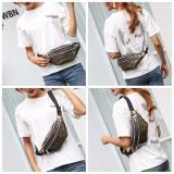 2019 Holographic Women Silver Laser Bum Bag Travel Shiny Waist Bags Fashion Girls Pink Leather Hologram Hip Bag
