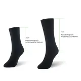 Bamboo socks solid color men socks 6pairs/lot man long boot business socks UK SIZE 7-11 EUR SIZE 40-46