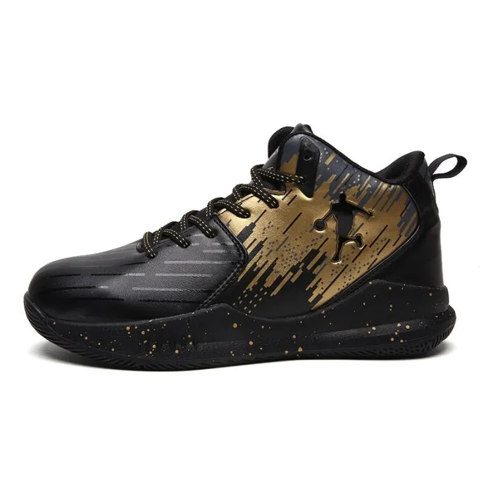 Men's Basketball Shoes   Basketball Sneakers High-top Shockproof Couple Shoes Anti-slip Basket Shoes Women Sneakers