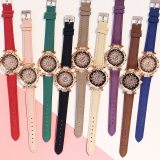 2019 Women Watches Set Starry Sky Ladies Bracelet Watch Casual Leather Sports Quartz Wristwatch Clock