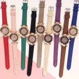 2019 Women Watches Set Starry Sky Ladies Bracelet Watch Casual Leather Sports Quartz Wristwatch Clock