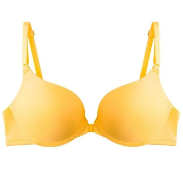 new fashion sexy simple push up bra front button candy color A B C cup bras for women underwear brassiere lingerie bralette