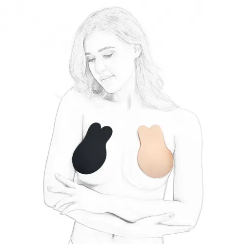 Strapless Adhesive Bra Self Adhesive Nipple Breast Cover Push Up Bras Reusable Silicone Invisible Lingerie Pad Pasties Enhancers