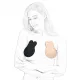 Strapless Adhesive Bra Self Adhesive Nipple Breast Cover Push Up Bras Reusable Silicone Invisible Lingerie Pad Pasties Enhancers