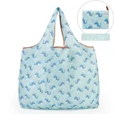 Reusable Shopping Bags Foldable Large Size Shopping Bags Totes Heavy Duty Washable Cloth Grocery Bags Eco-Friendly Ripstop