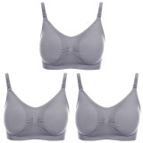 3Pcs/lot Nursing Bra Maternity Breastfeeding Bra Prevent Sagging for Pregnant Women Underwear  Breast Feeding Bra