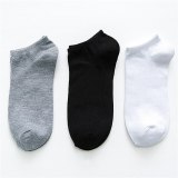 2020 New 10 Pairs Women Socks Breathable Ankle Socks Solid Color Short Socks Comfortable White Black Cotton Low Cut Socks