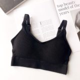Seamless Vest Bra Tops Slim New Crop Top Without Steel Ring Ladies Slim Vest Top