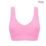 2019 Sexy Bra Women Fitness Seamless Bra Padded Dry Quick Push Up Natural Color Breathable Support seamless Bra Top cotton blend
