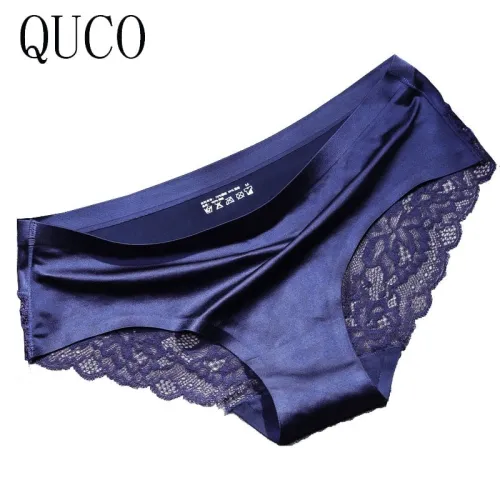 QUCO Brand sexy Women Underwear High Quality Women Panties Seamless Calvin Underwear Solid low-Rise Lingerie underwear women