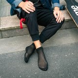 20Pcs=10Pair Breathable Men's Socks Short Ankle Socks Men Solid Mesh High Quality Male Boat Socks HOT SALE 2020 Hot