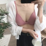 Sexy Bra Push Up Bras For Women Lingerie Wire Free Bra Solid Color Cotton Bralette Seamless Underwear Female Brassiere BH