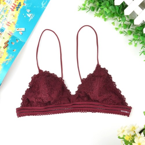 Gumprun Women Fashion Bra Thin Wire Free Bralette Wireless Chest Padded Bras  Women Seamless Lace Bra Sexy Lingerie Hot Sale