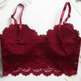 2020 New Arrival Women Push Up Wireless Lace Bra Top Sexy Women One Size Bralette Underwear Lingerie Full Cup Bra